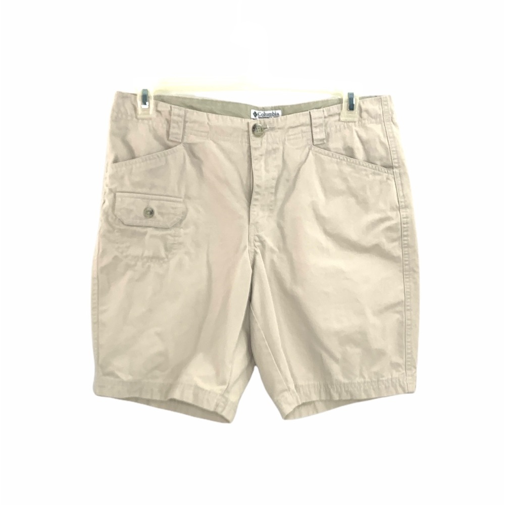 Columbia SportsWear Company Shorts Tan 100%Cotton Pockets Womens Sz 10